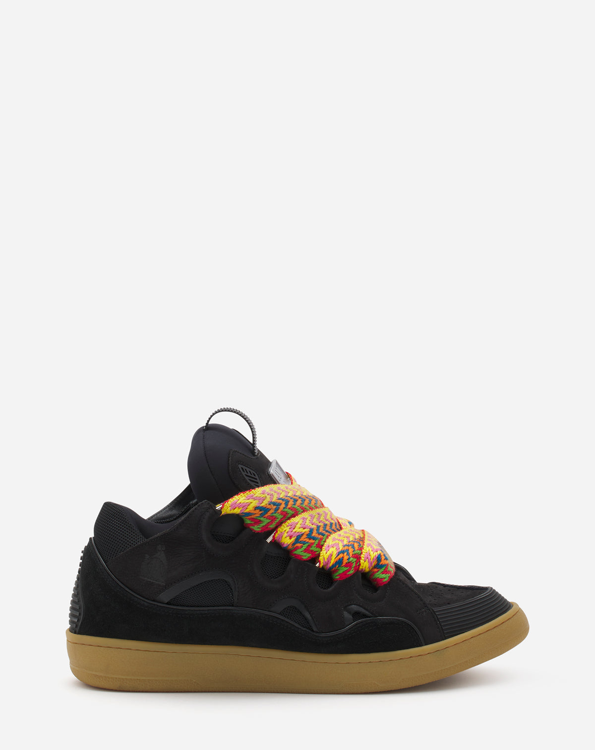 LANVIN CURB SNEAKERS BLACK GUM