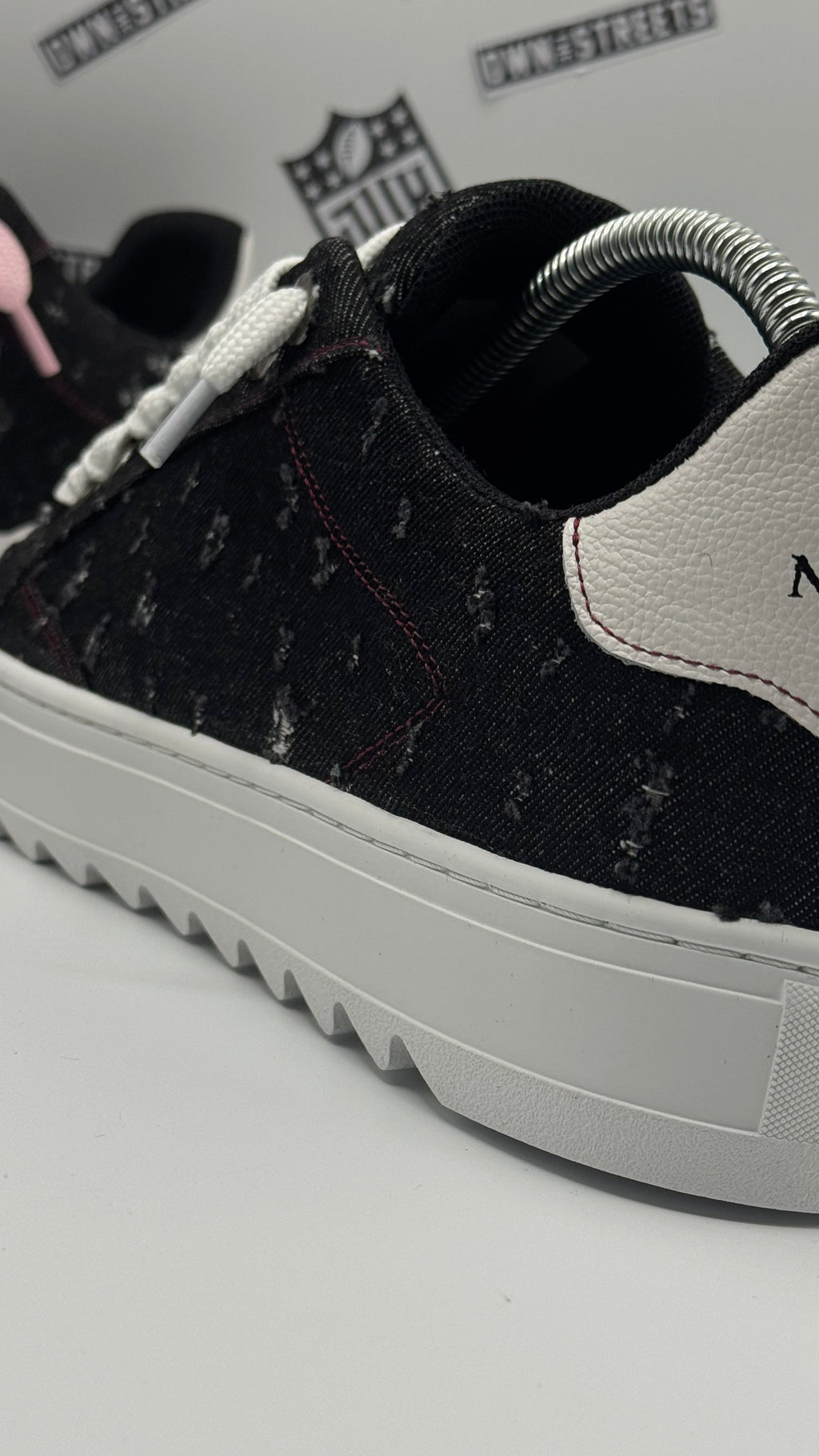 NUMERIS PINK DENIM SNEAKERS (VVHQ)
