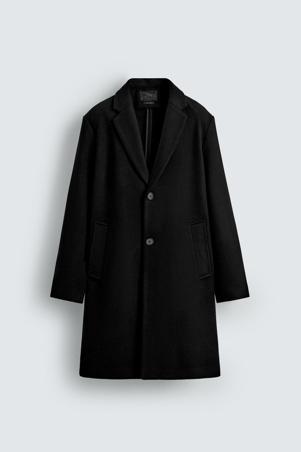 ZARA REGULAR FIT WOOL COAT ORIGINAL 🧥