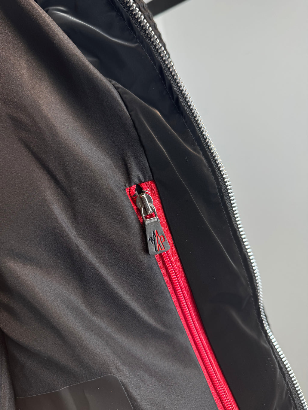 MONCLER PADDED WOOL-BLEND CARDIGAN BLACK