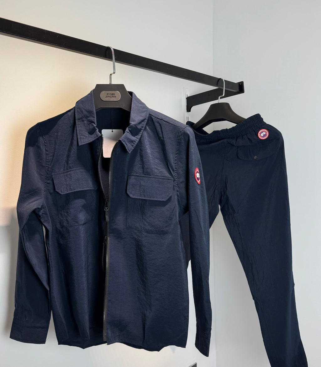 CANADA GOOSE BURNABY CHORE NAVY BLUE (REAL PICS) (1:1 QUALITY)