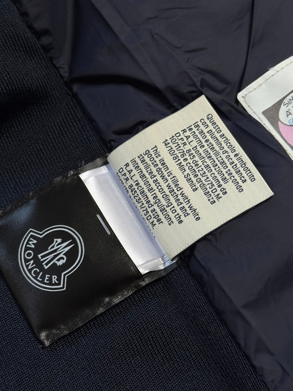 MONCLER CARDIGAN NAVY BLUE (TRIPLE A QUALITY)