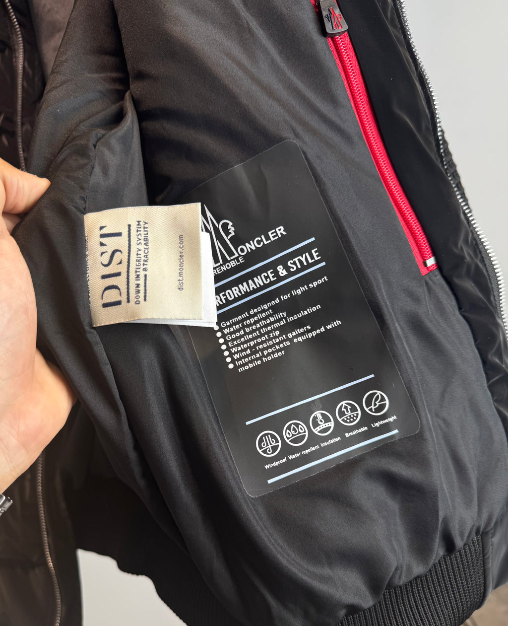 MONCLER PADDED WOOL-BLEND CARDIGAN BLACK