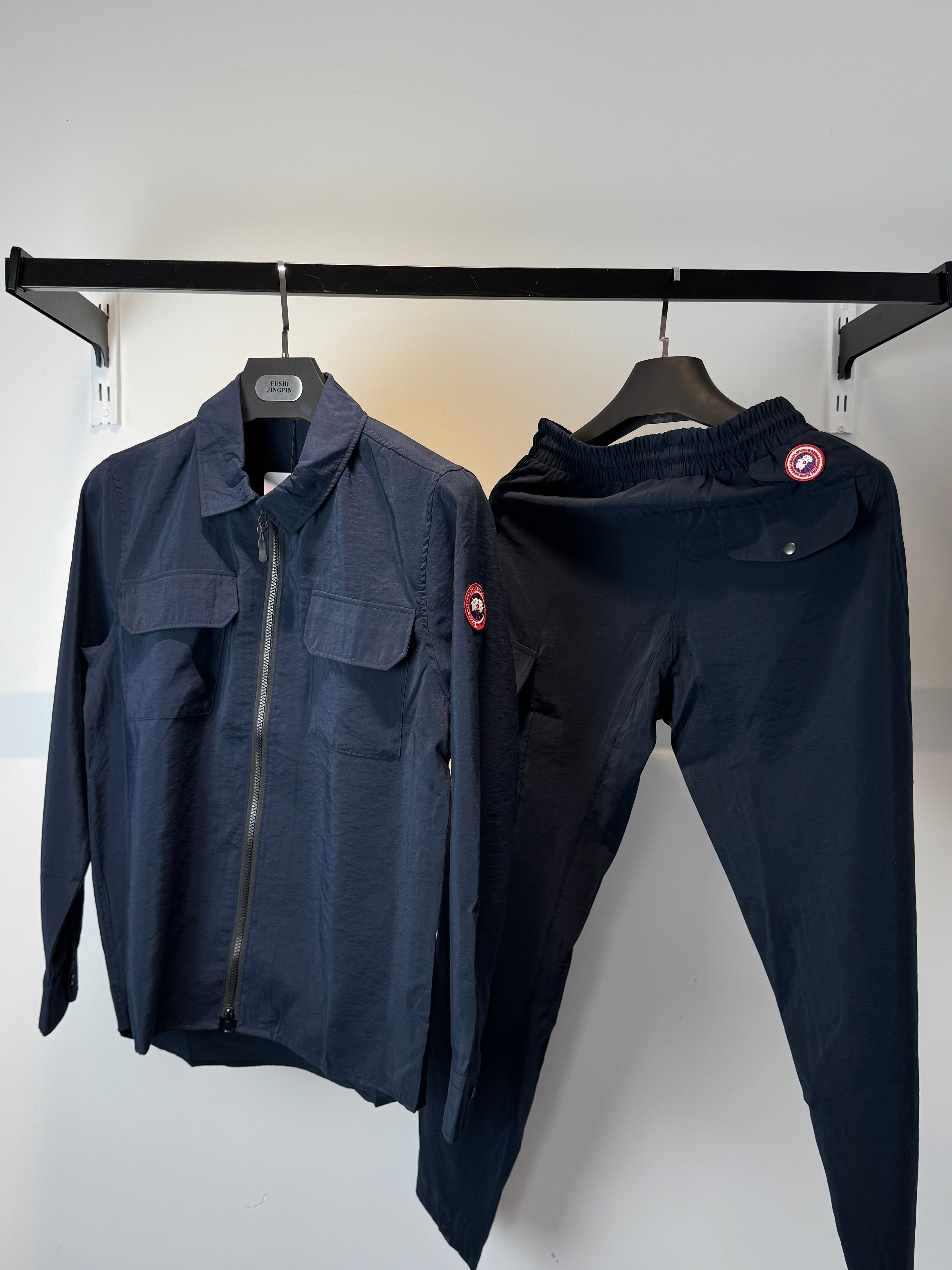 CANADA GOOSE BURNABY CHORE NAVY BLUE (REAL PICS) (1:1 QUALITY)