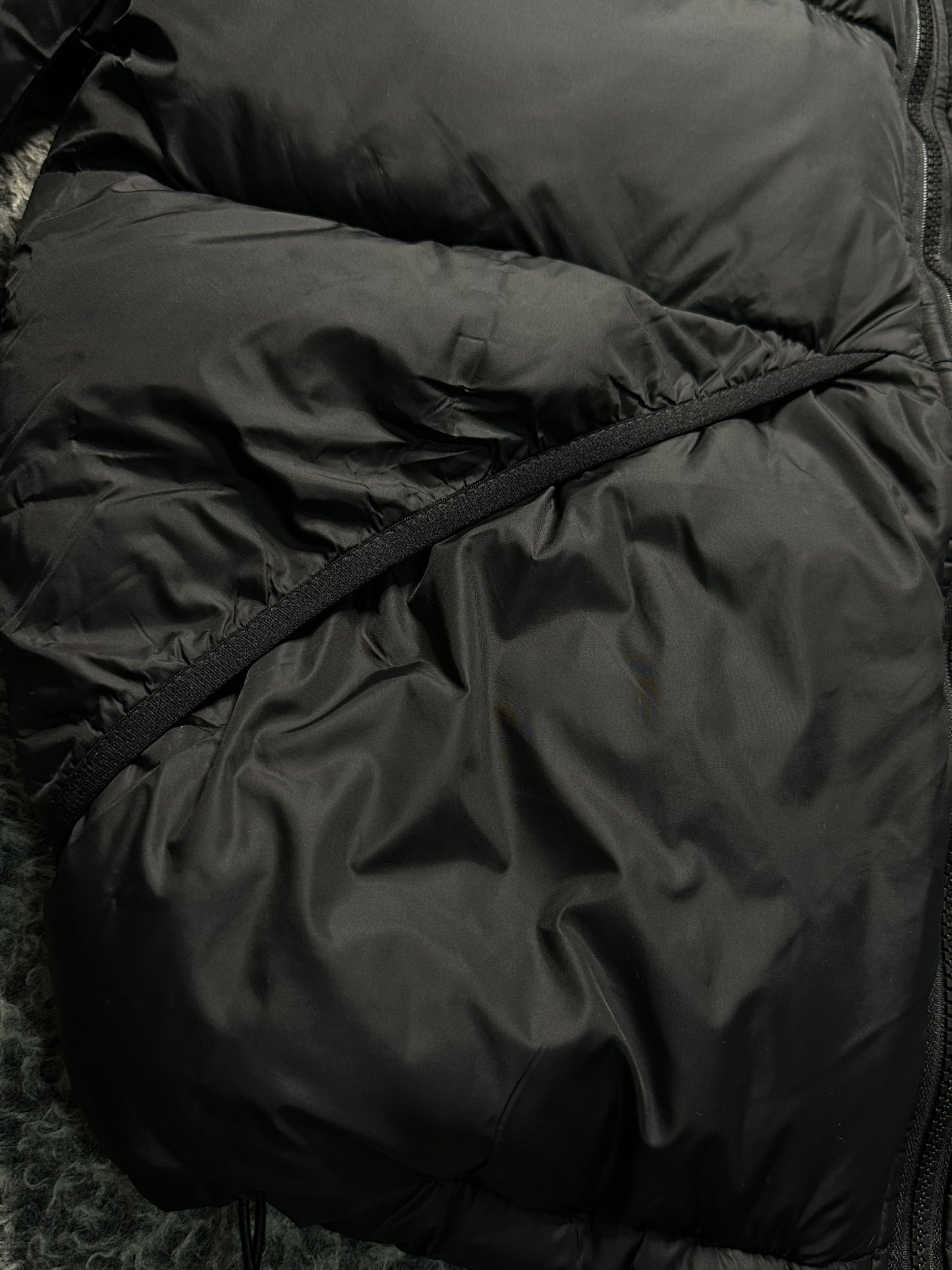 STUSSY PUFFER 800 BLACK JACKET