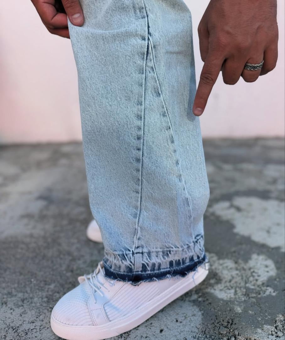 FLARED JEANS ZARA LIGHT BLUE