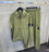 STONE ISLAND LIGHT TRACKSUIT OLIVE (TRIPLE A QUALITY)
