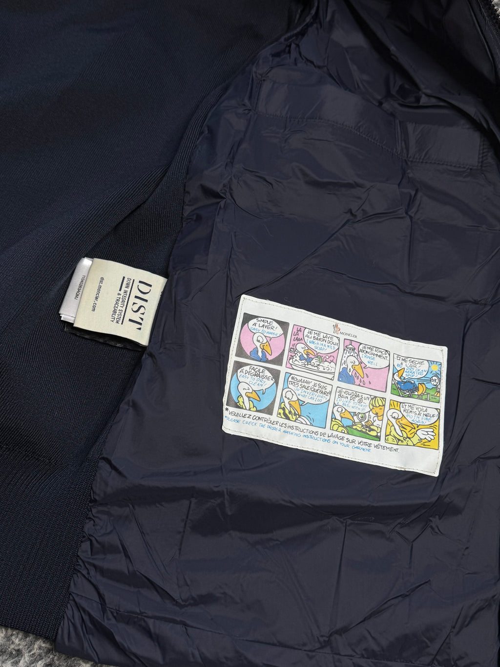 MONCLER CARDIGAN NAVY BLUE (TRIPLE A QUALITY)