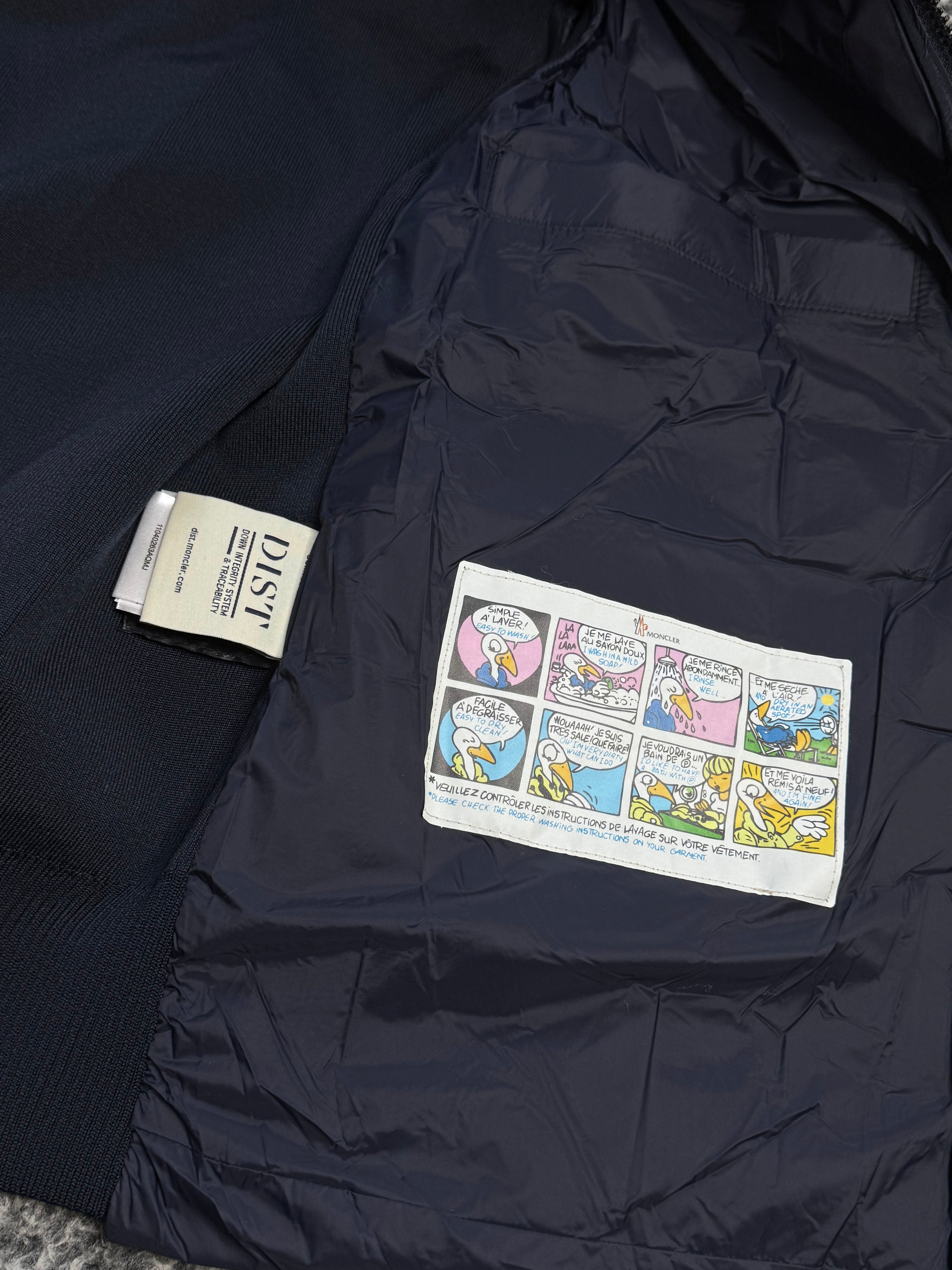 MONCLER CARDIGAN NAVY BLUE (TRIPLE A QUALITY)