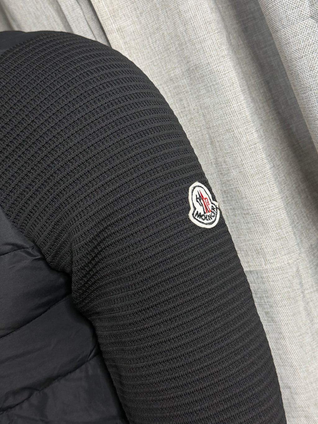 MONCLER CARDIGAN BLACK