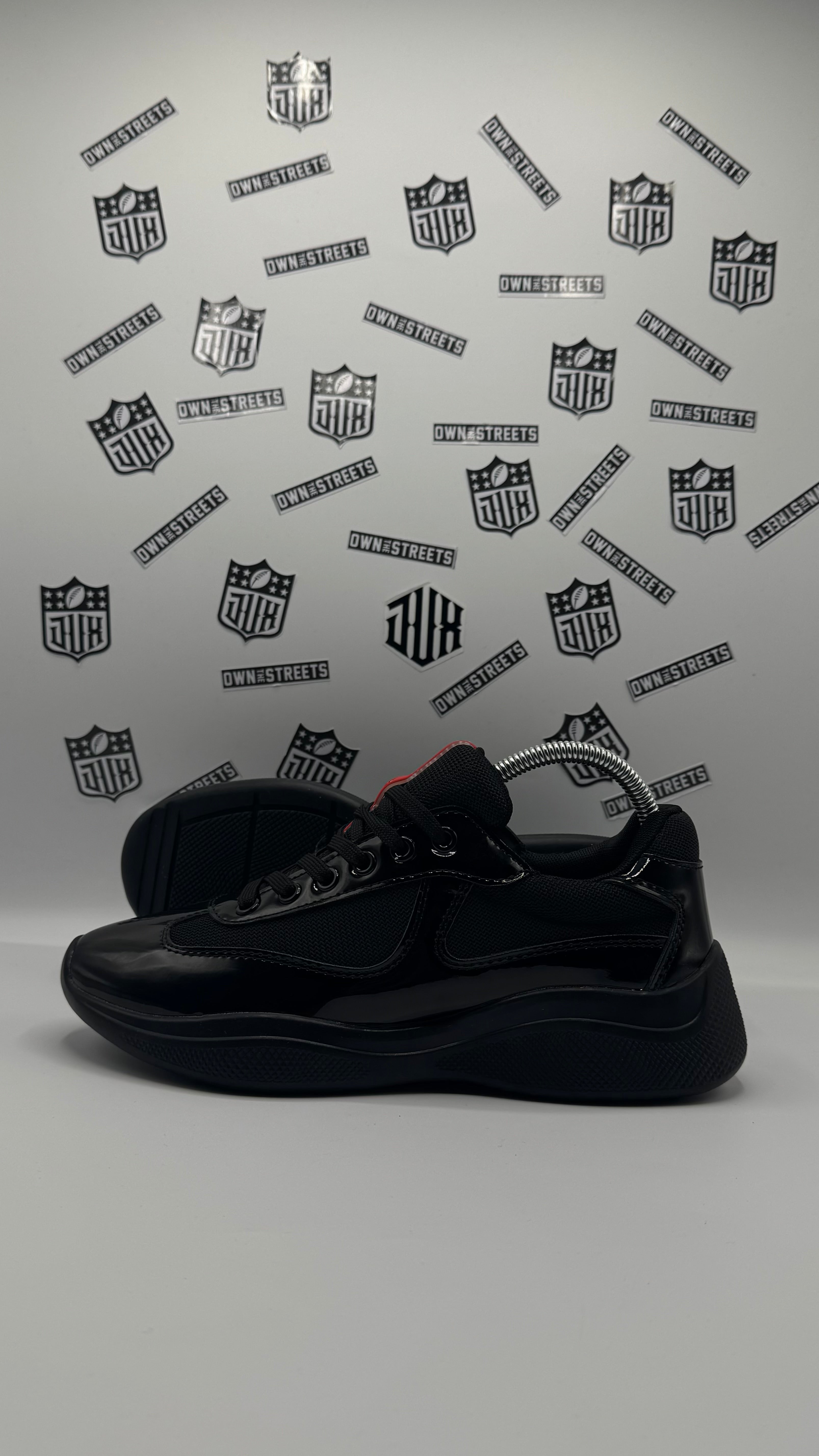 PRADA AMERICA’S CUP BLACK PATENT