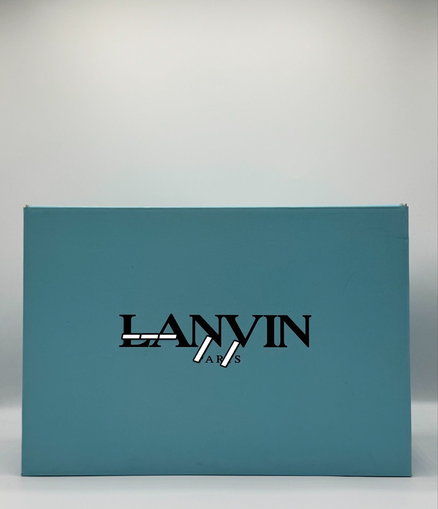 LANVIN CURB SNEAKERS WHITE GREY