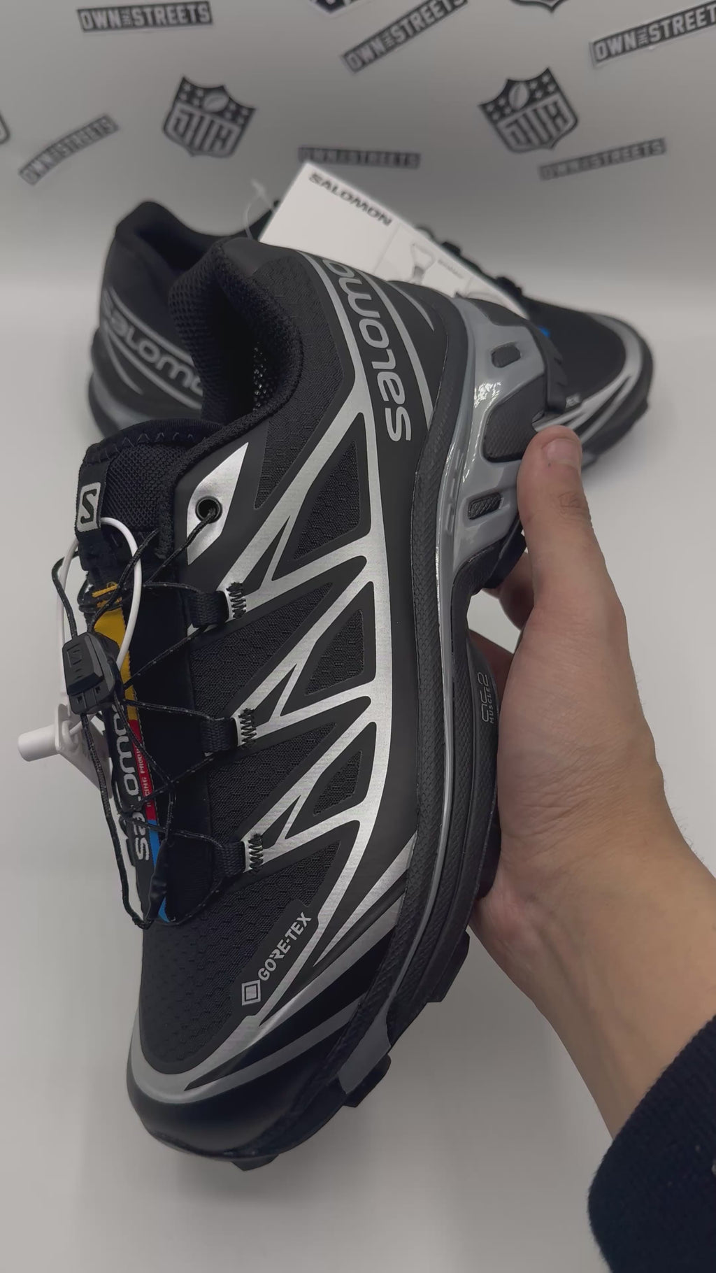 SALOMON XT-6 BLACK SILVER (TRIPLE A)