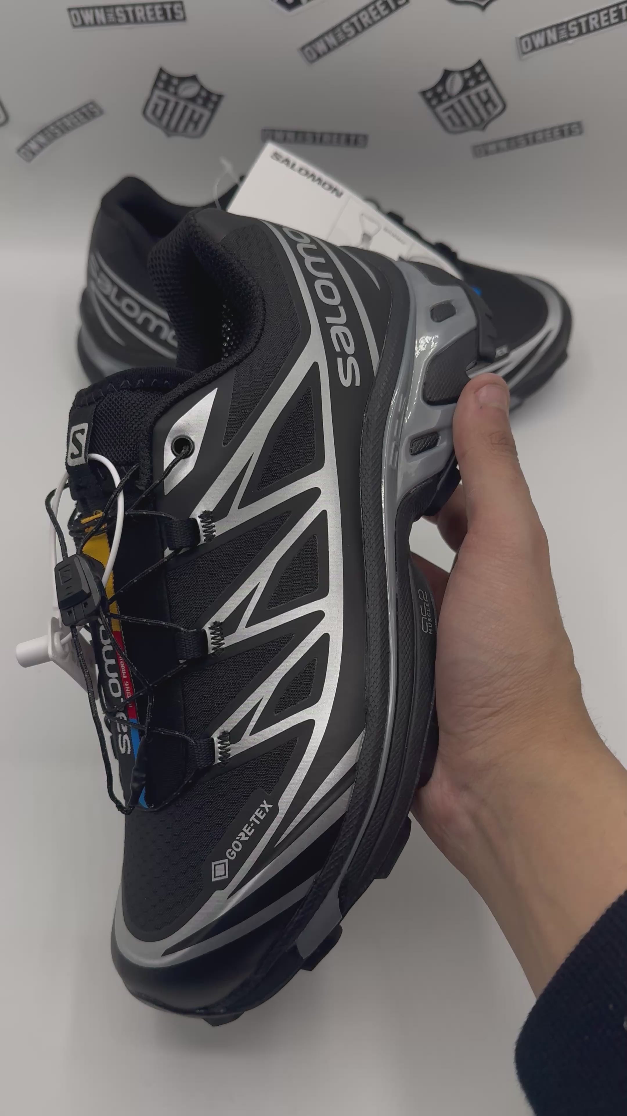SALOMON XT-6 BLACK SILVER (TRIPLE A)