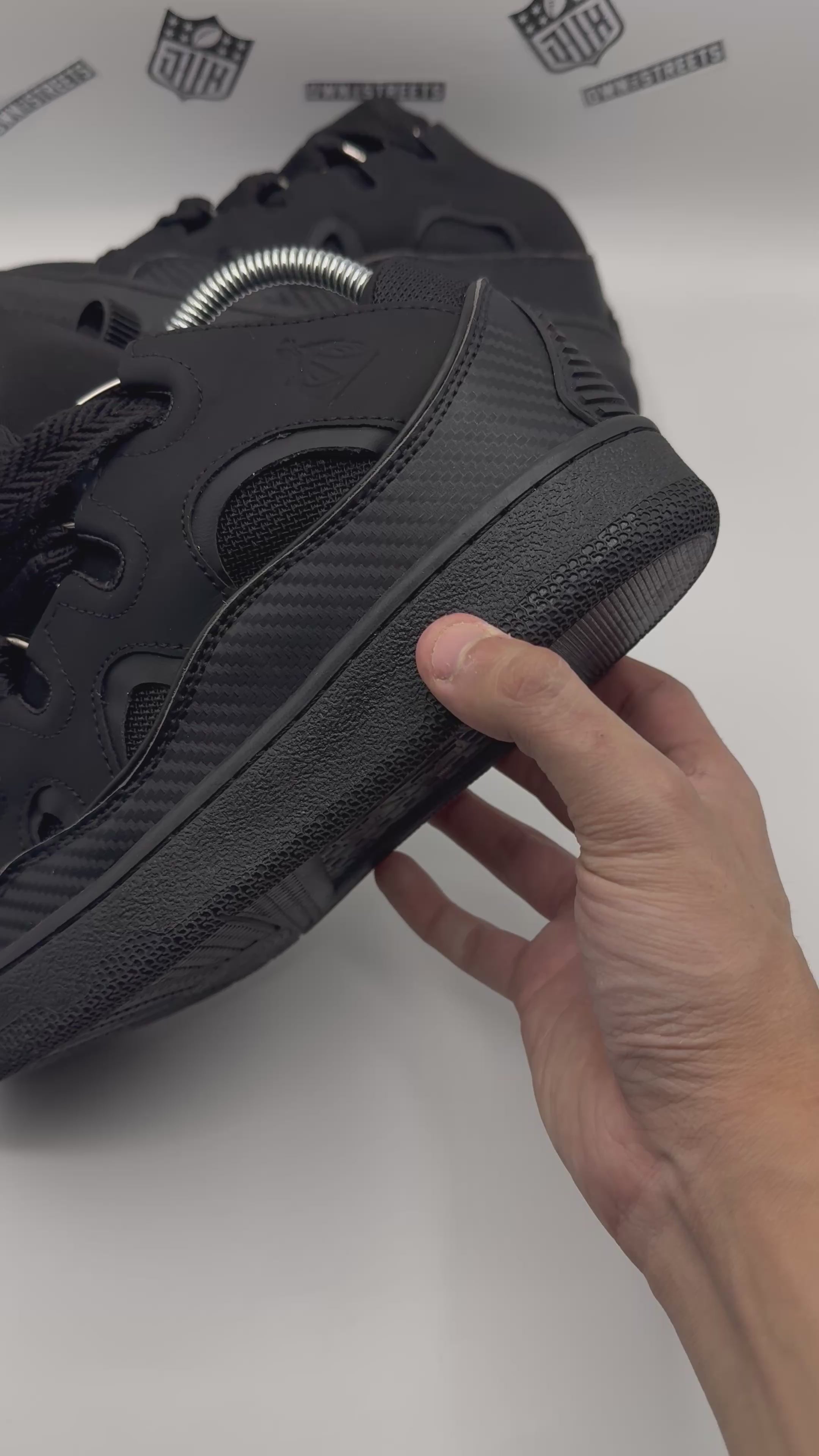 LANVIN CURB SNEAKERS FULL BLACK (VERY HIGH QUALITY)