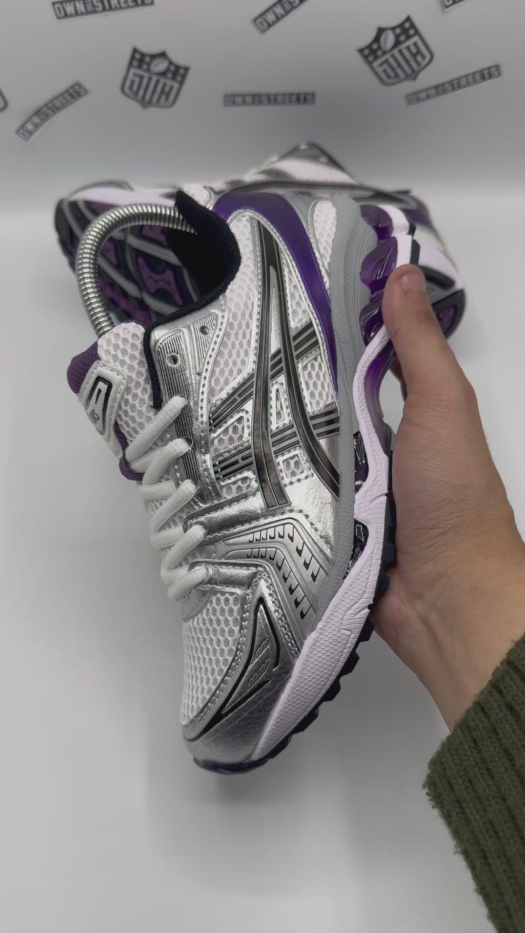 ASICS GEL KAYANO WHITE GRAPE